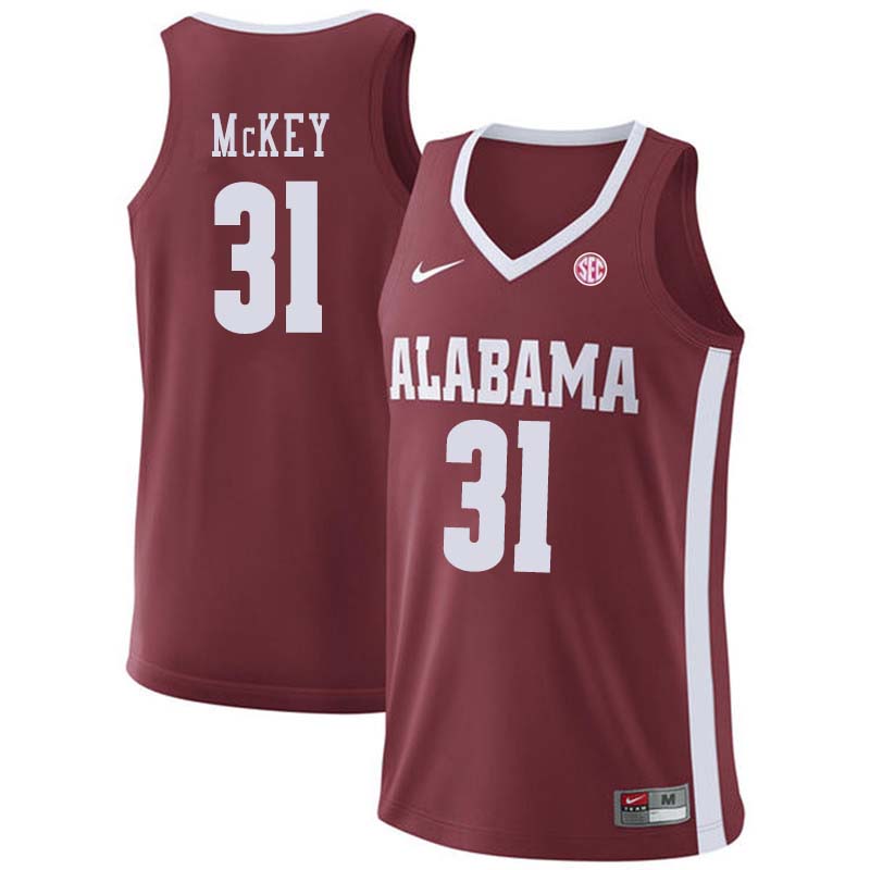 Men #20 Donta Hall Alabama Crimson Tide College Basketball Jerseys Sale-Crimson